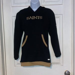 NFL Reebok girls Saints hoodie